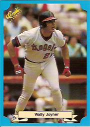 1988 Classic Blue Baseball Cards       206     Wally Joyner